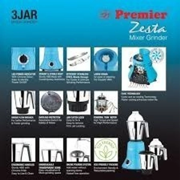 premier zesta mixer grinder 230v/750w