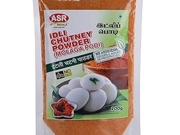 ASR IDLI CHUTNEY POWDER (Molga podi)200G