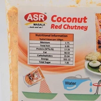 asr coconut red chutney (no onion, no garlic) - 200g