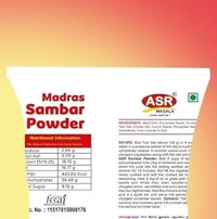 asr madras sambar powder (no onion,no garlic) - 200g