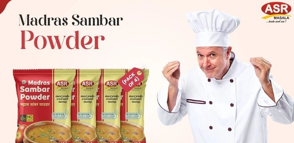 asr madras sambar powder (no onion,no garlic) - 200g