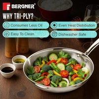 bergner tri-ply argent frypan - No 2
