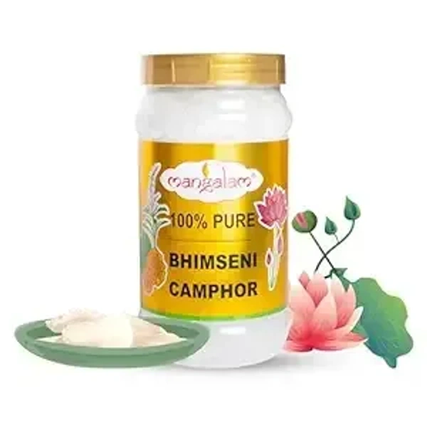 mangalam 100% pure bhimseni camphor 500g - 250g