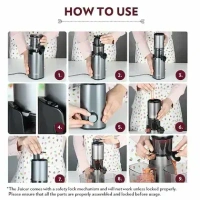 Borosil Smart juicer Cold Press Slow Juicer