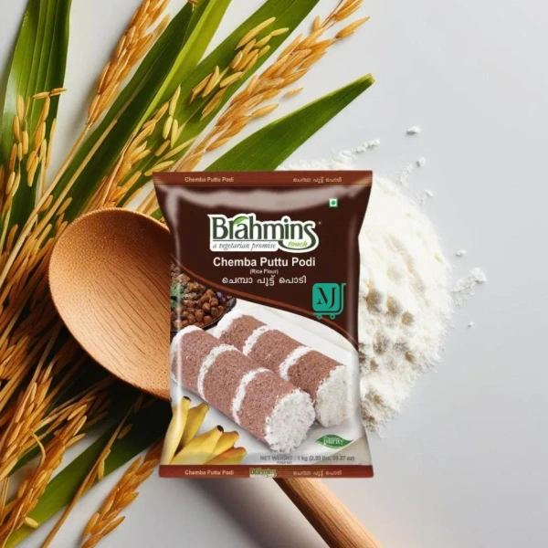 brahmins chemba puttu powder cereal powder 500g - 500g