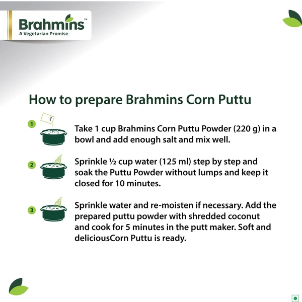 brahmins corn puttu powder 500g - 500g