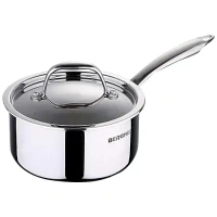 bergner argent triply saucepan with lid BG-6326 (1.0 LTR)