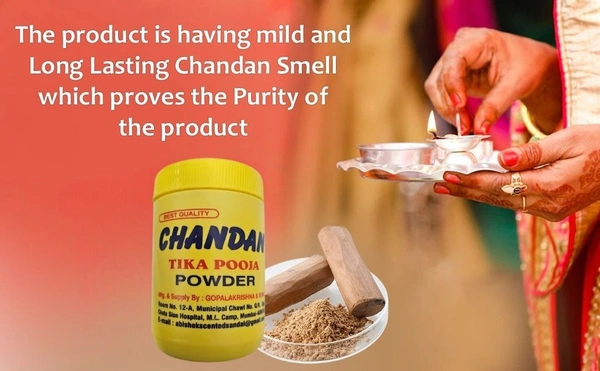 abishek chandan tika pooja powder 100g - 100g
