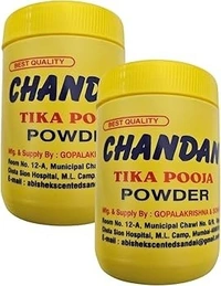 abishek chandan tika pooja powder 100g - 100g