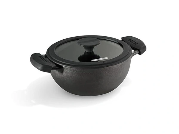 tramontina Tramontina deep kadai with lid 20cm/2.2 litre