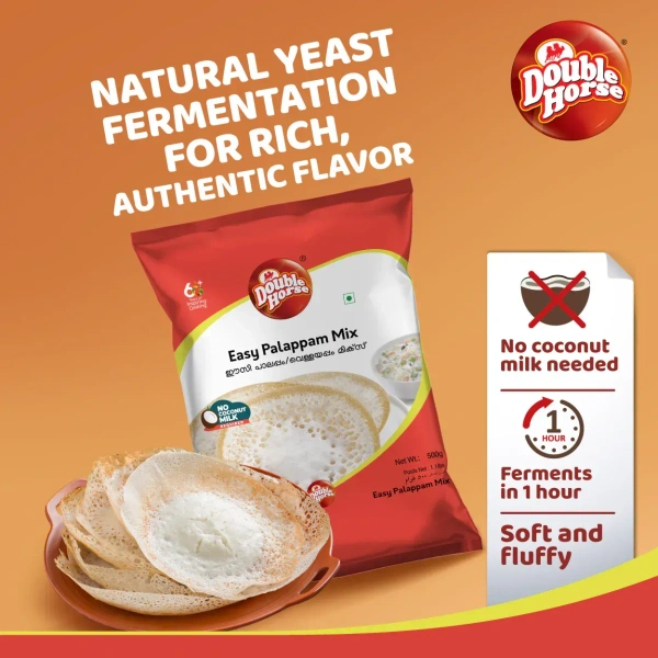 double horse easy palappam mix 500g - 500g