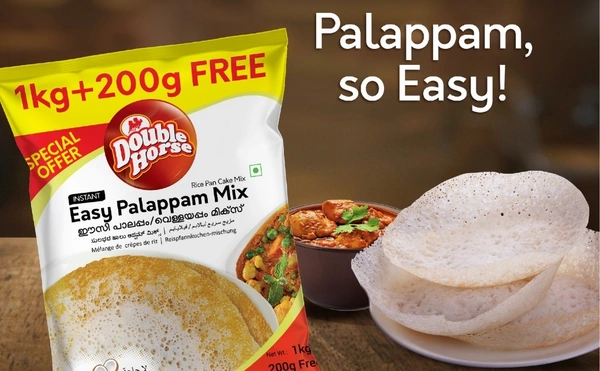 double horse easy palappam mix 500g - 500g