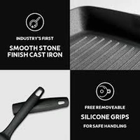 Tramontina Titanex Pre -season Cast Iron Grill Pan 27cm