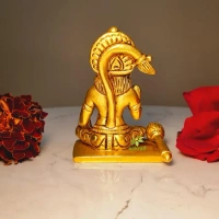 shri valli aakrati brass hanumanji idol 3.5"
