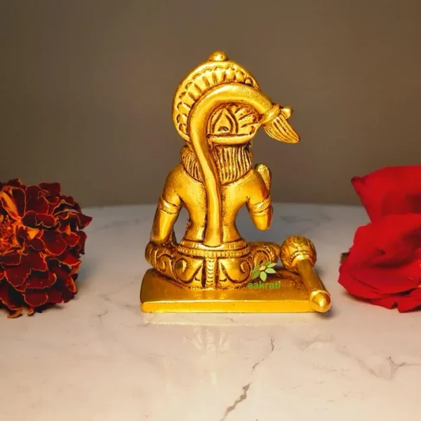 shri valli aakrati brass hanumanji idol 3.5"