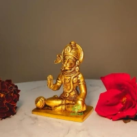 shri valli aakrati brass hanumanji idol 3.5"