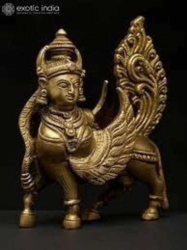 shri valli 7" kamadhenu cow and calf idol brass statue with wooden base