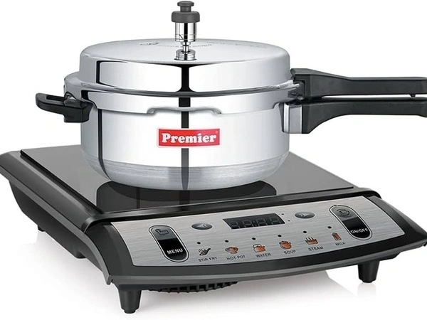 premier comfort SS new model pan pressure induction & LPG stoves cooker 3.5 ltr - 6.0