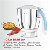 vidiem Vidiem Eva Super Blu 750W Mixer Grinder with 4 Jars (Blue) - 5.000KG