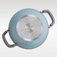 Tramontina Velo Forged Deep Kadai With Lid - 3.6ltr