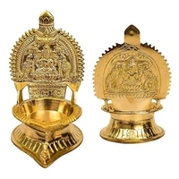 Traditional Brass Kamachi Diya for pooja