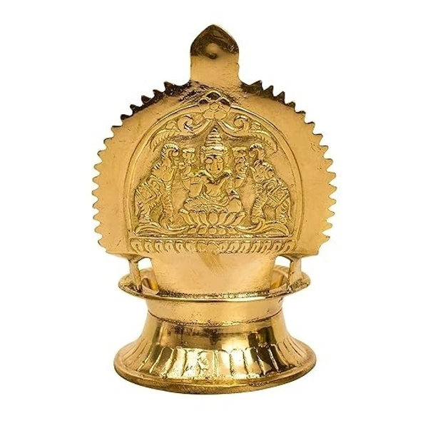 Traditional Brass Kamachi Diya for pooja