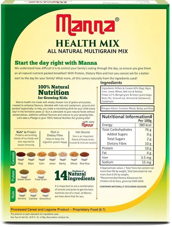 manna health mix 550g - 550g