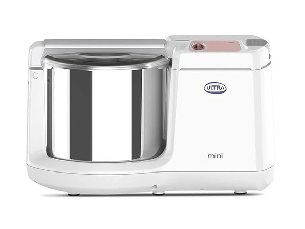 ultra Ultra Mini 1.25 Litre Table Top Wet Grinder - White | Fast Grinding Conical Stones, 5 Years Warranty | - 9.0