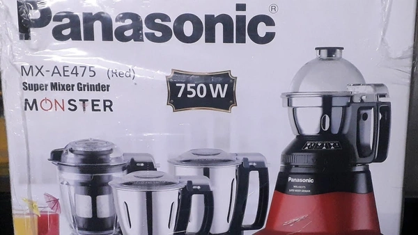 PANASONIC AE475 (RED) SUPER MIXER GRINDER MONSTER
