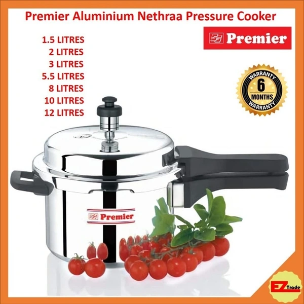 premier classic induction bottom pressure cooker for induction and lpg stoves1.5ltr - 8.0