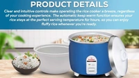 premier electric cooker & warmer with extra cooing pan18 -E (EP) 1.8 LTR