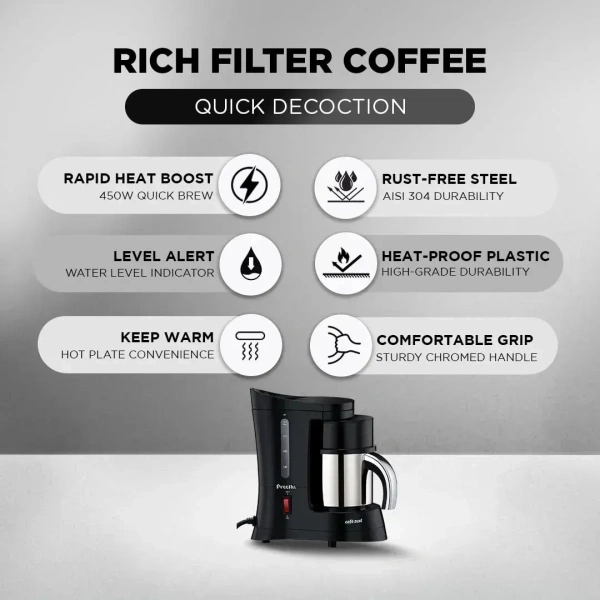 preethi Preethi Electric Coffee Maker Cm 210