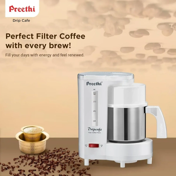 Preethi Electric Coffe Maker(white)