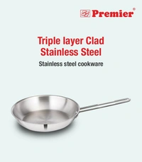 premier 3- ply clad stainless steel fry pan