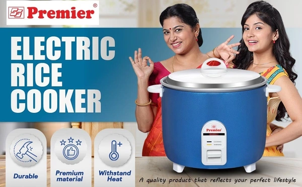 premier electric cooker & warmer with extra cooing pan18 -E (EP) 1.8 LTR