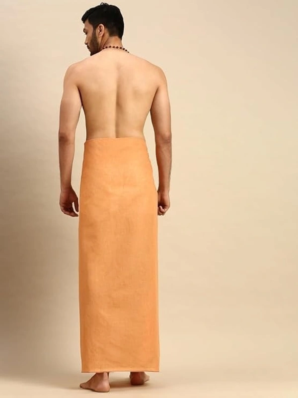 ramraj cotton poojan light SM kavi dhoti w 1.27m xL 2.00m