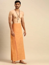 ramraj cotton poojan light SM kavi dhoti w 1.27m xL 2.00m