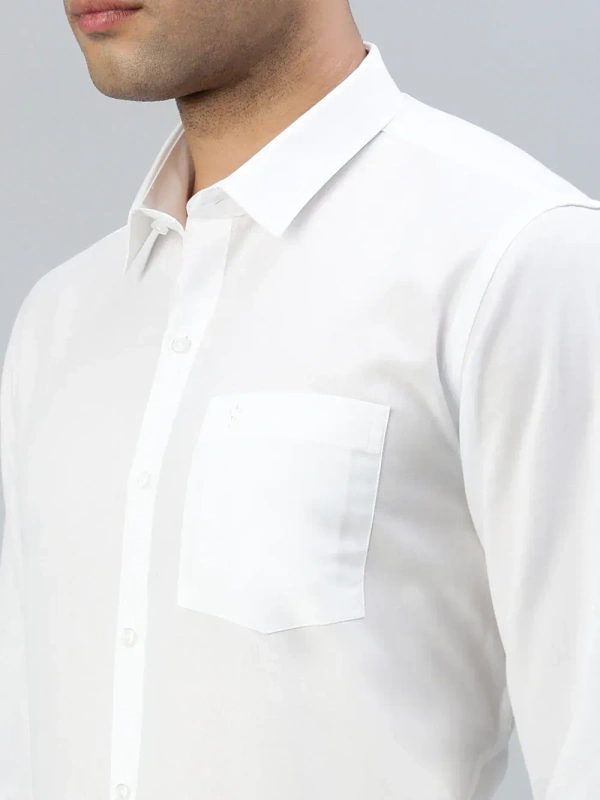 ramraj minister prestigious fit half sleeve white colour shirt - Size 40cm