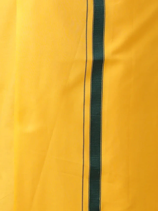 ramraj cotton poojan mango dhoti w 1.27m xL 2.00m