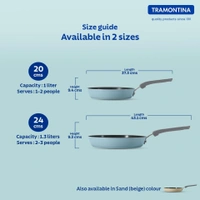 tramontina velo forged fry pan - 20cm