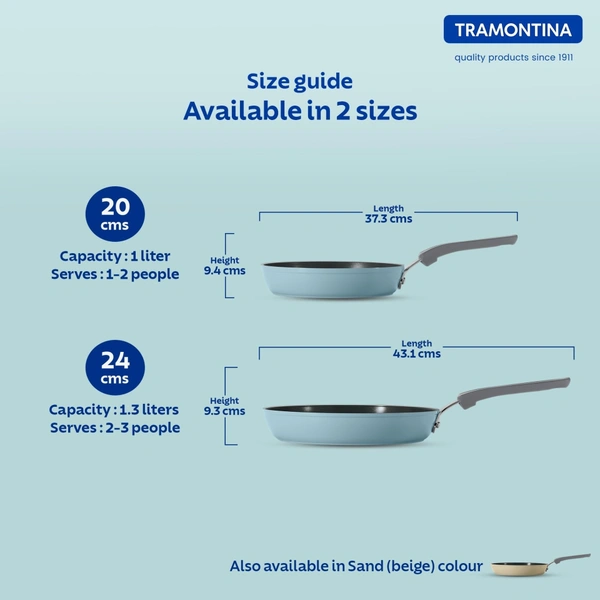 tramontina velo forged fry pan - 20cm