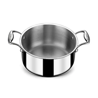 stahl artisan casserole ss utensil pot-1N,lid -1N 18CM - 14cm