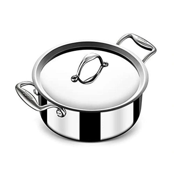 stahl artisan casserole ss utensil pot-1N,lid -1N 18CM - 14cm