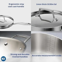 tramontina fry pan with lid