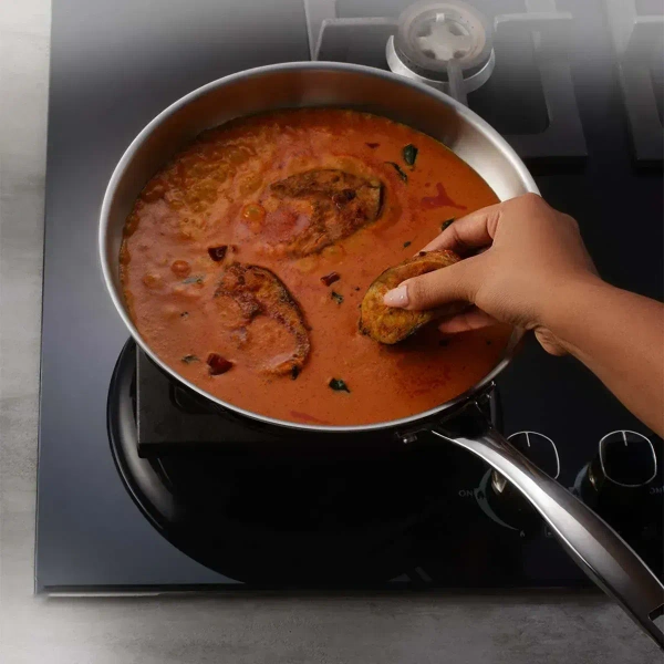 tramontina fry pan wuth ss lid 20 cm