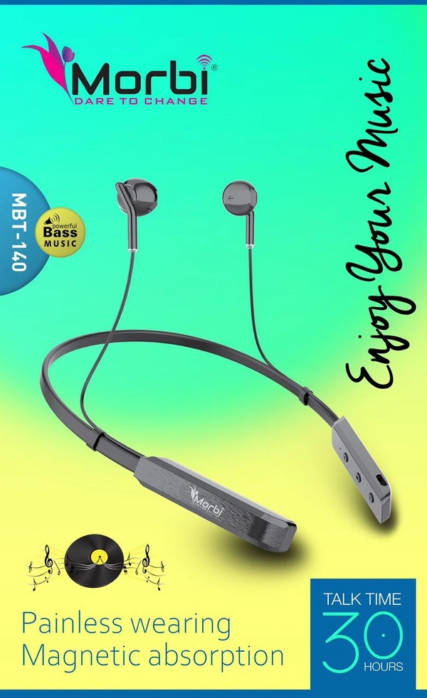 Morbi Wirless Headphones  - 30 hours Talk Time Backup 