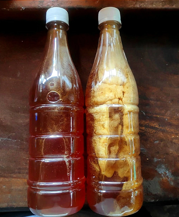 Wild Forest Honey / ಶುದ್ಧ ಕಾಡು ಜೇನು. - 500g, Golden Brown