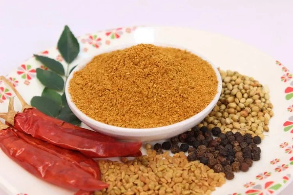 the Organic Coorg Homemade Sambar Powder (With Garlic) - Web Orange, 250g