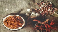 the Organic Coorg Peanut Chutney Powder - Red Orange, 250g