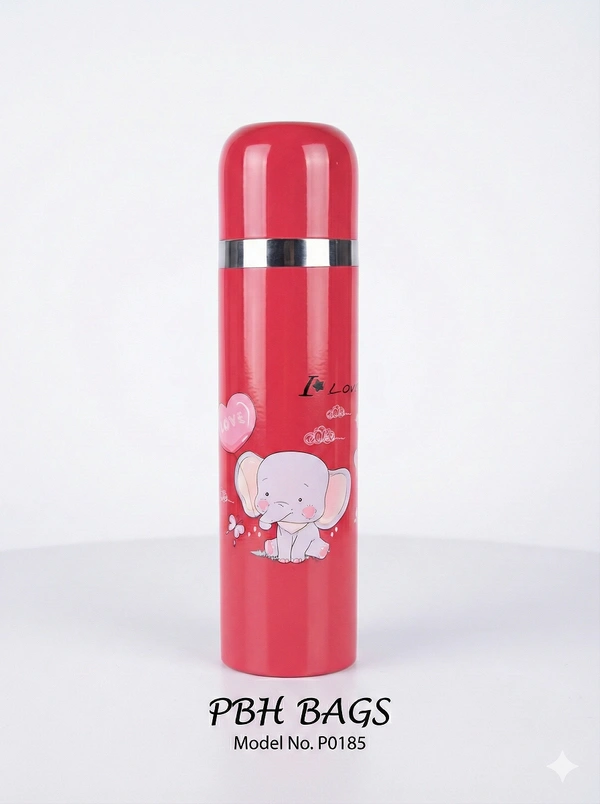 PBH BAGS | Insulated Kids' Water Bottle (Model P0185) - Alizarin Crimson